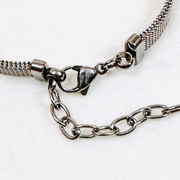 Our Father Prayer Mesh Band Bracelet - Picture 6 of 7